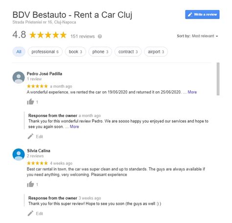 top car hire reviews.